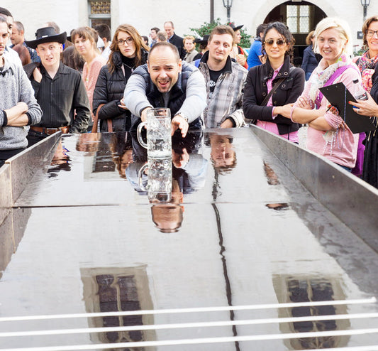 Masskrug-/Bierhumpen-Curling black