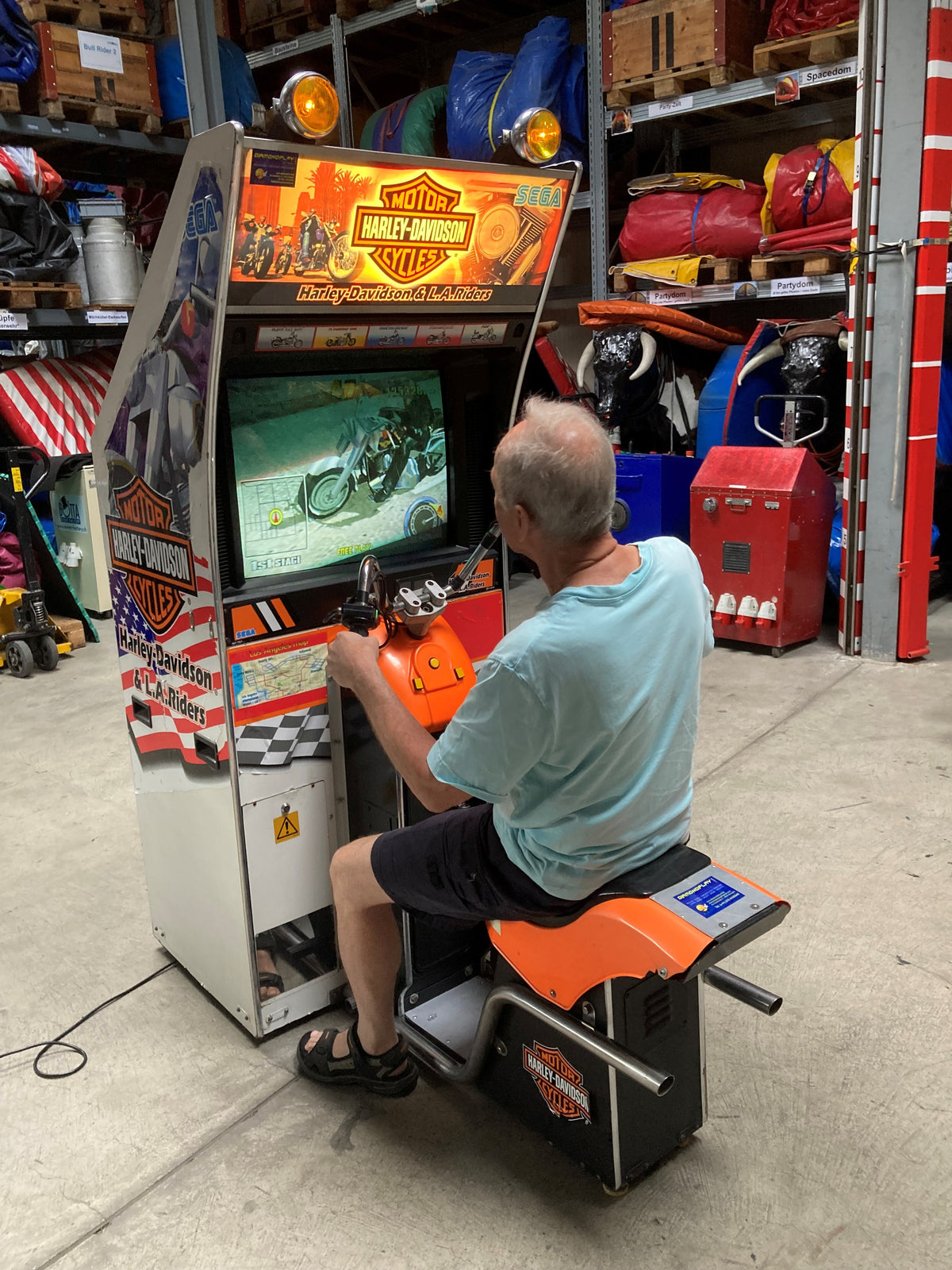 Harley Motorrad Simulator