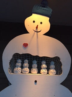 Büchsen- Schneemannwerfen